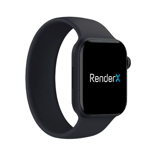 Mockup de logo em tela de celular