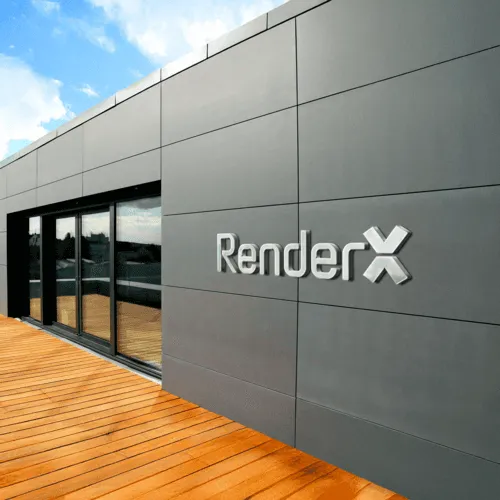 Mockup de logo em placa de acrílico